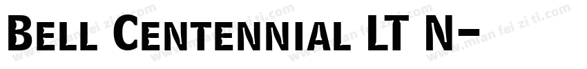 Bell Centennial LT N字体转换